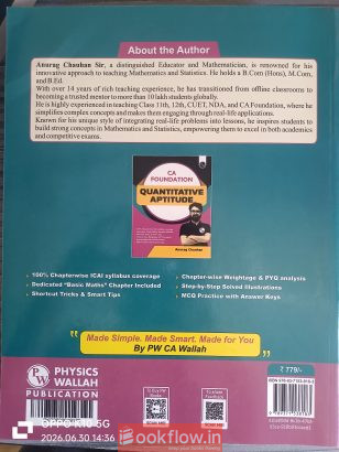 Quantitative Aptitude, by Anurag Chauhan