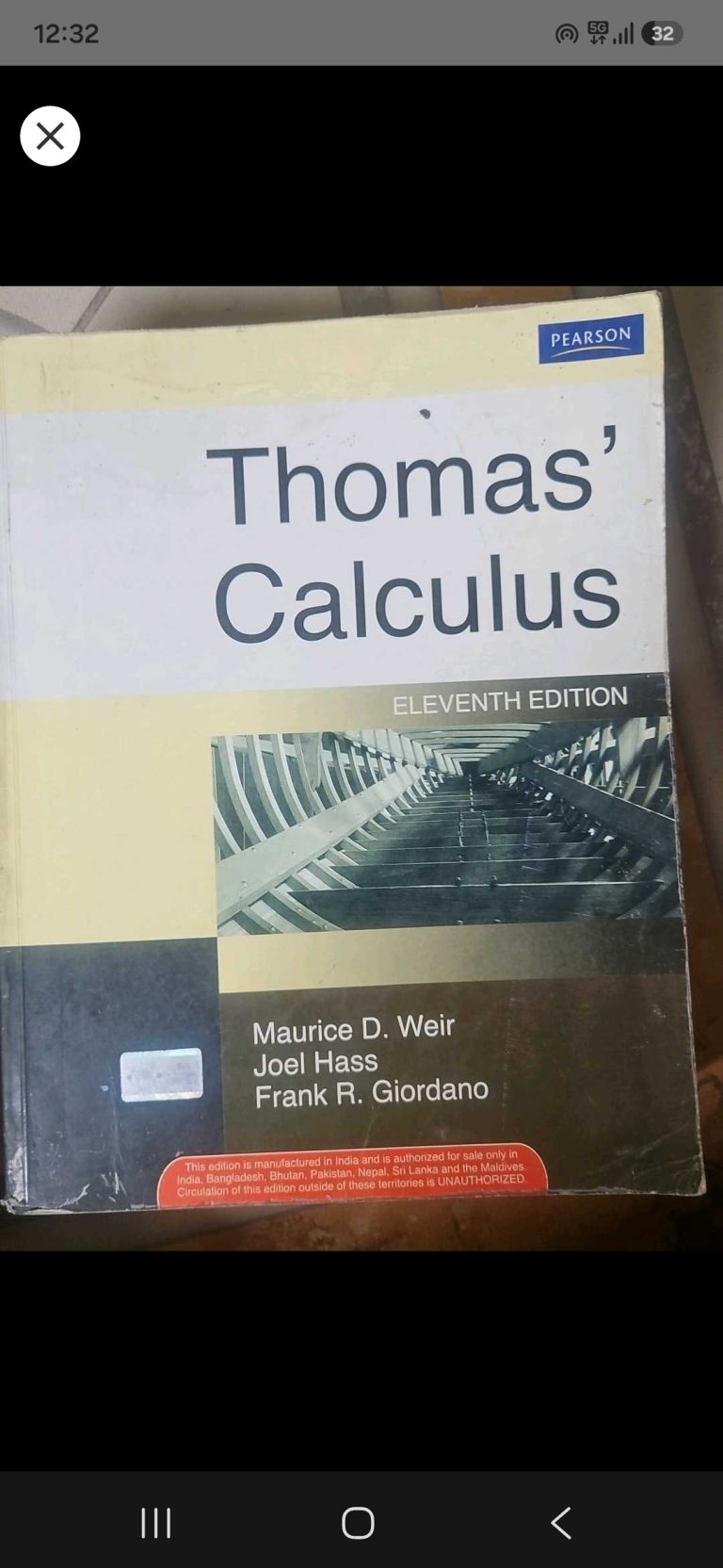 Thomas calculus