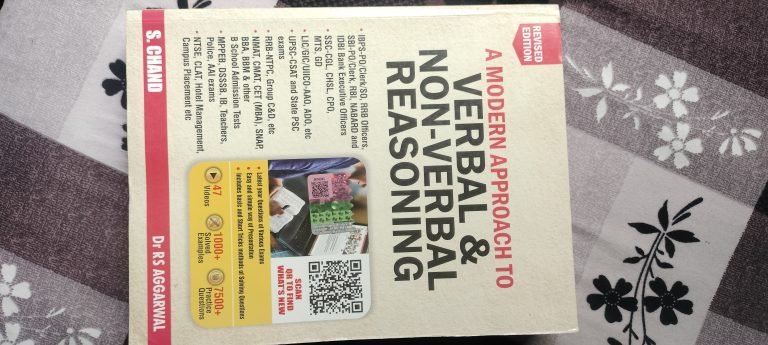 Dr. Aggarwal verbal and non-verbal reasoning