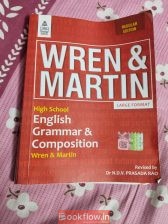 Wren and martin Grammer book high school