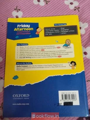 Friday Afternoon English literature book class 8