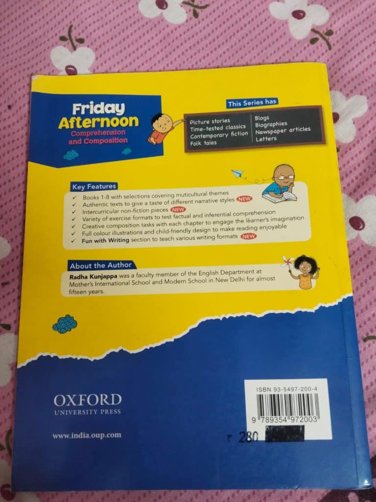 Friday Afternoon English literature book class 8 photo 2