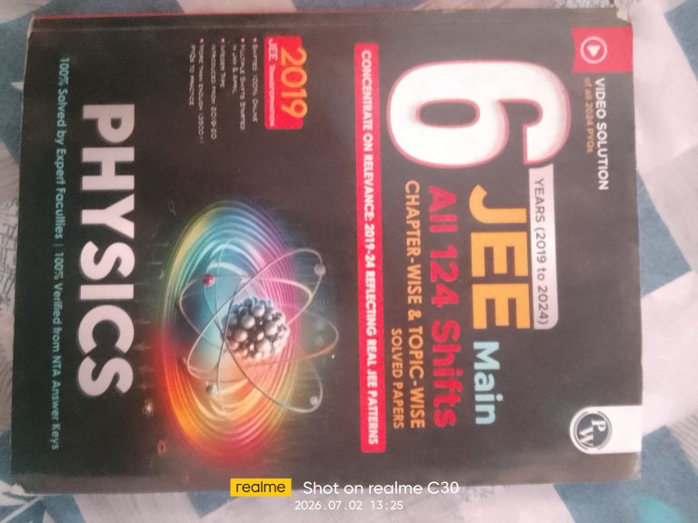 Pw 6 years pyq books