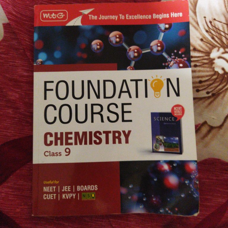 Mtg foundation course chemistry 9th class