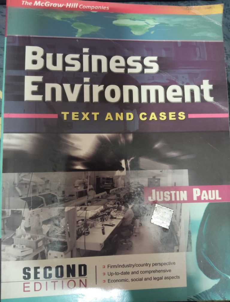 Business Environment – The McGraw-Hill Companies