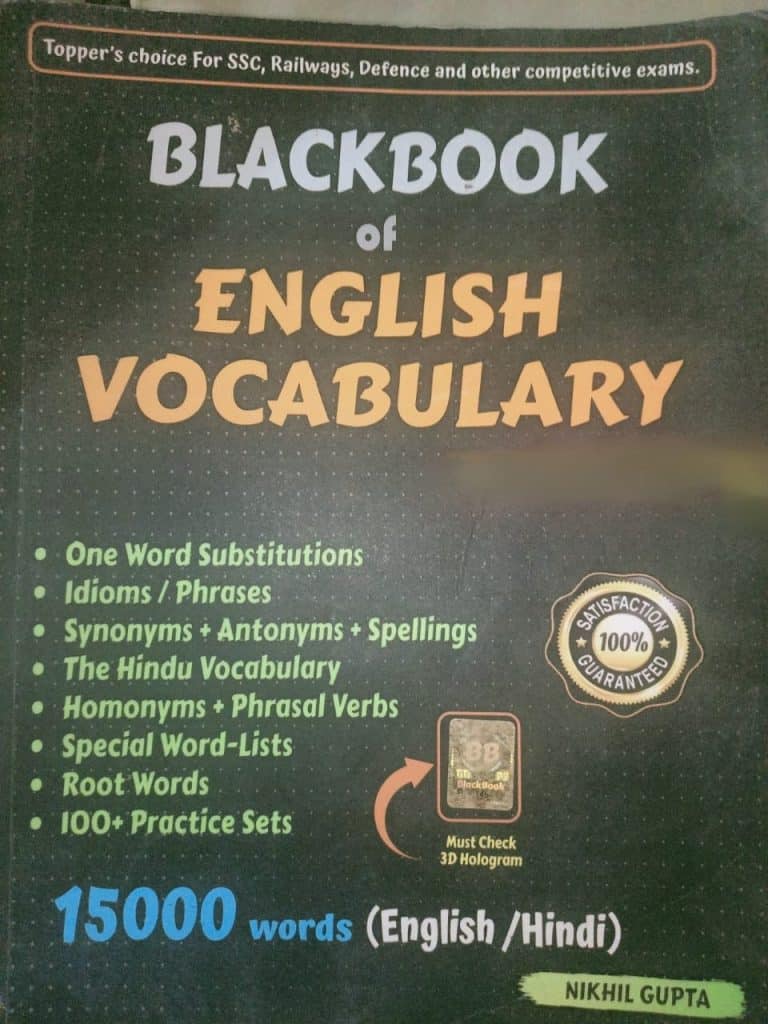 Blackbook of English Vocabulary