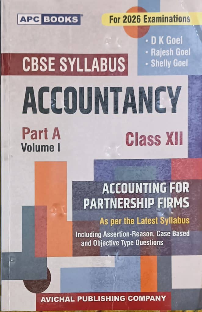 Accounting for partnership firms for class 12th