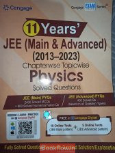 Cengage 11 years Jee Main pyq physics