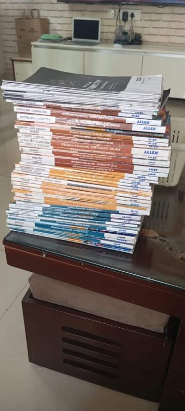JEE Mains+Advanced Allen PCM Class 11+12 Bookset