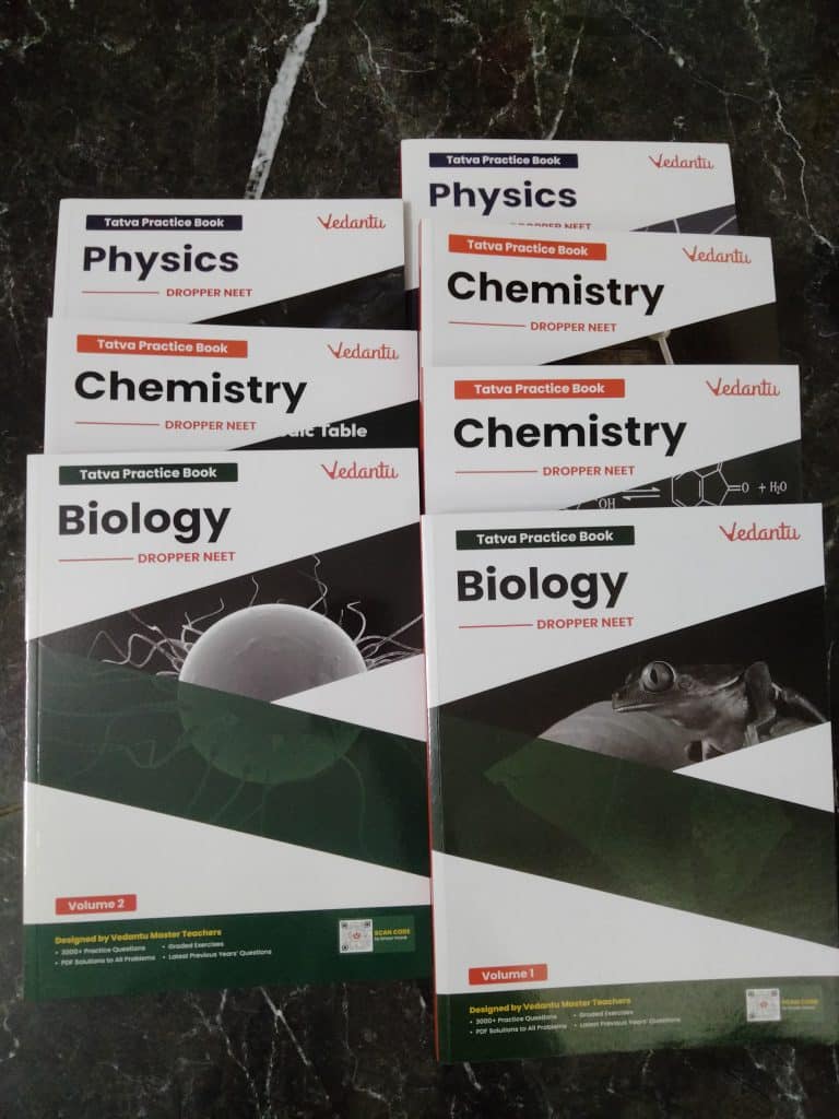 vetantu dropper neet book set (pack of 7 books)
