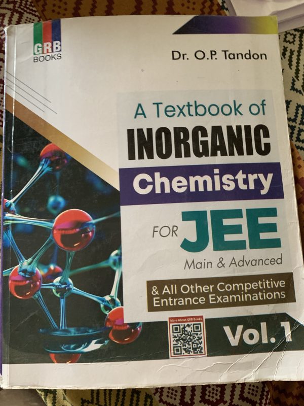 GRB Textbook Inorganic Chemistry For JEE Vol 1