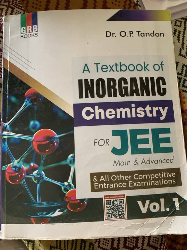 GRB Textbook Inorganic Chemistry For JEE Vol 1