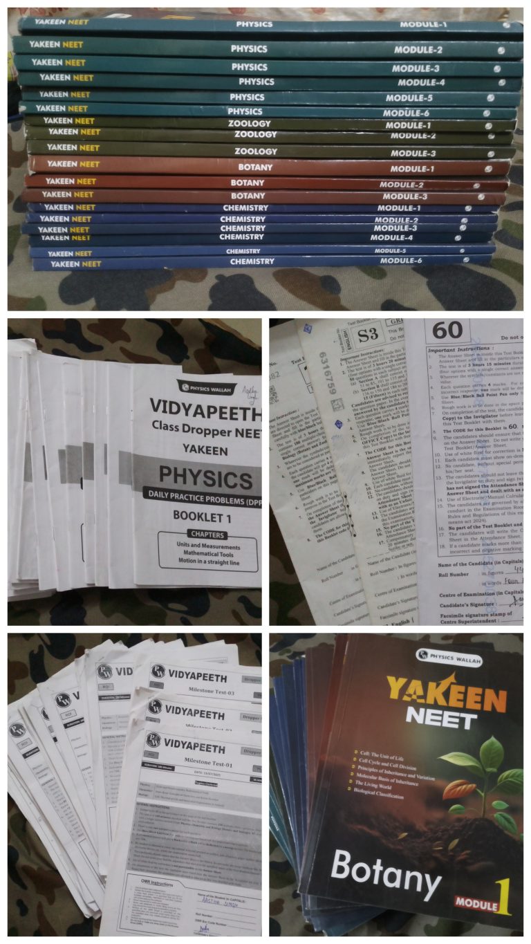 PW YAKEEN MODULES for NEET EXAM