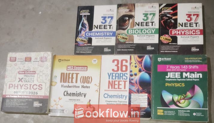 NEET & JEE PYQ Books Set | Disha + Arihant | E