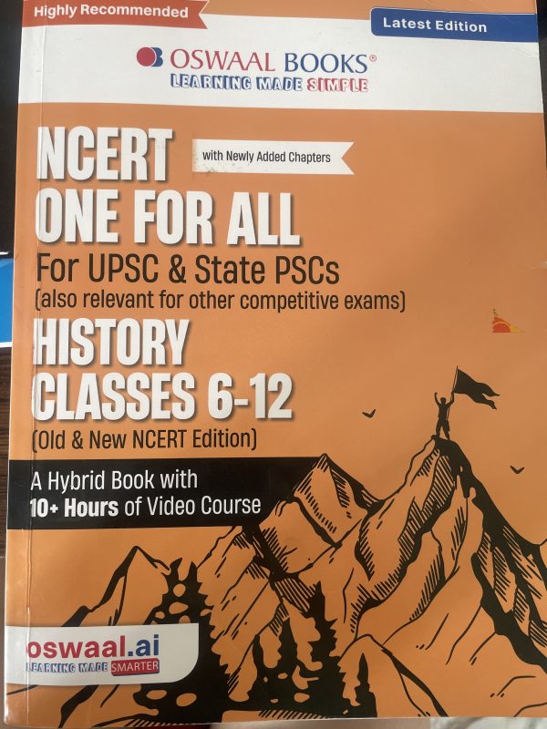 NCERT ONE FOR ALL History Classes 6-12