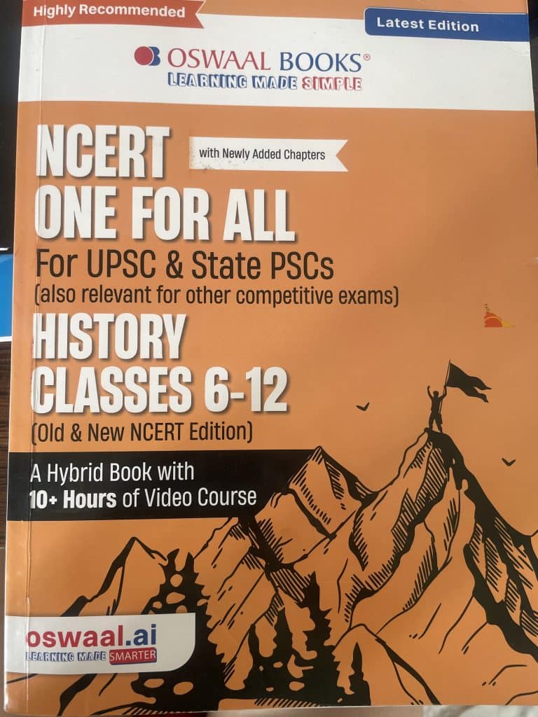 NCERT ONE FOR ALL History Classes 6-12