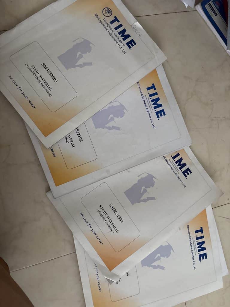 TIME IPMAT/CLAT/CAT coaching book set