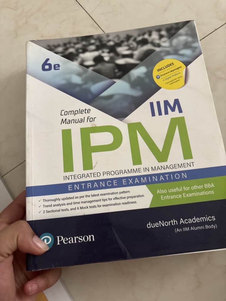 Complete manual for ipm iim entrance exam