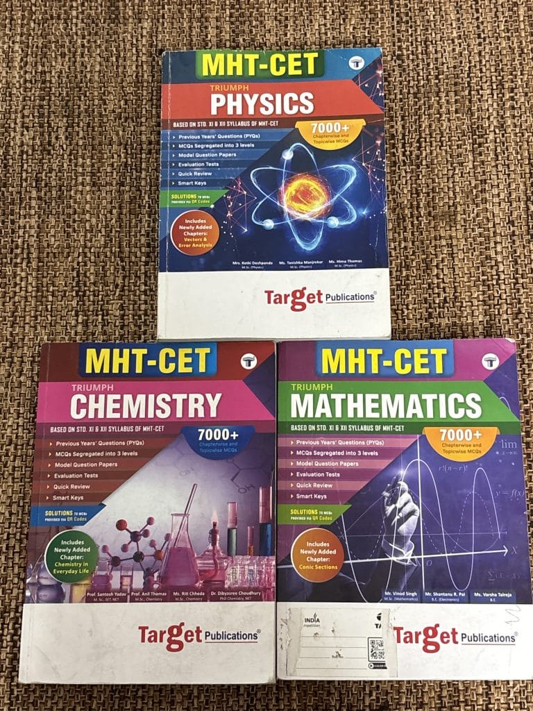 Mht-Cet PYQS Target Publication (PCM)
