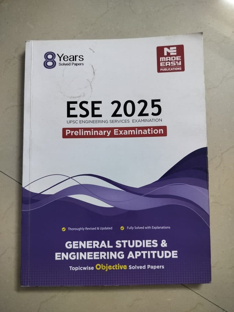 ESE 2025 General Studies workbook