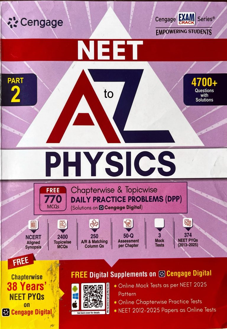 NEET – CENGAGE – A to Z – PHYSICS – Class 12