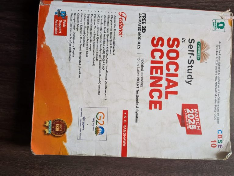 Evergreen Social Science Reference Book
