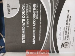 ICAI INTERMEDIATE COURSE STUDY MATERIAL GROUP-1&2