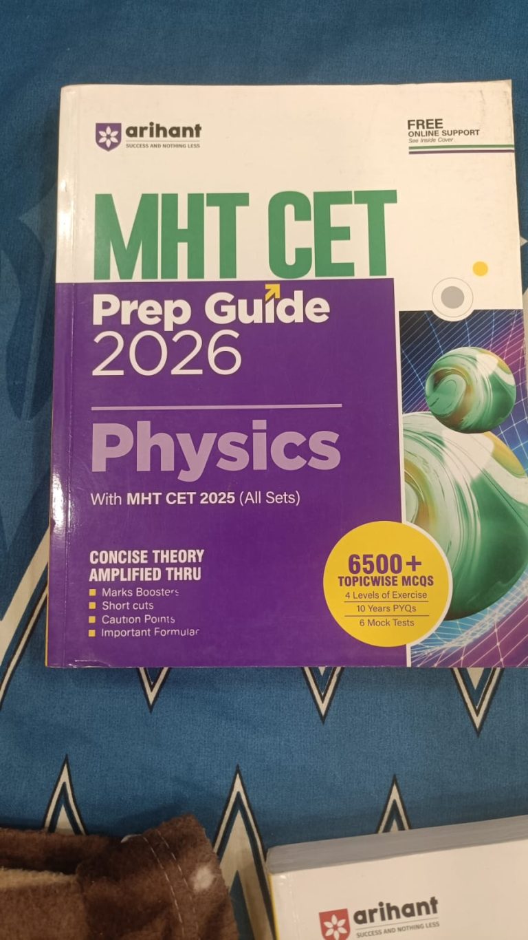 Mht cet prep guide 2026 for physics