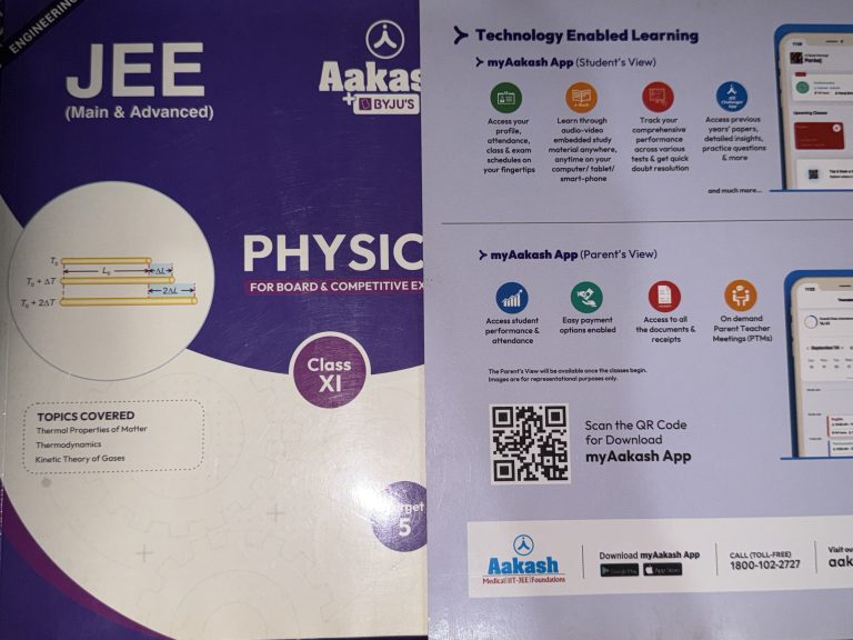 Aakash JEE Main & Advanced Complete Modules