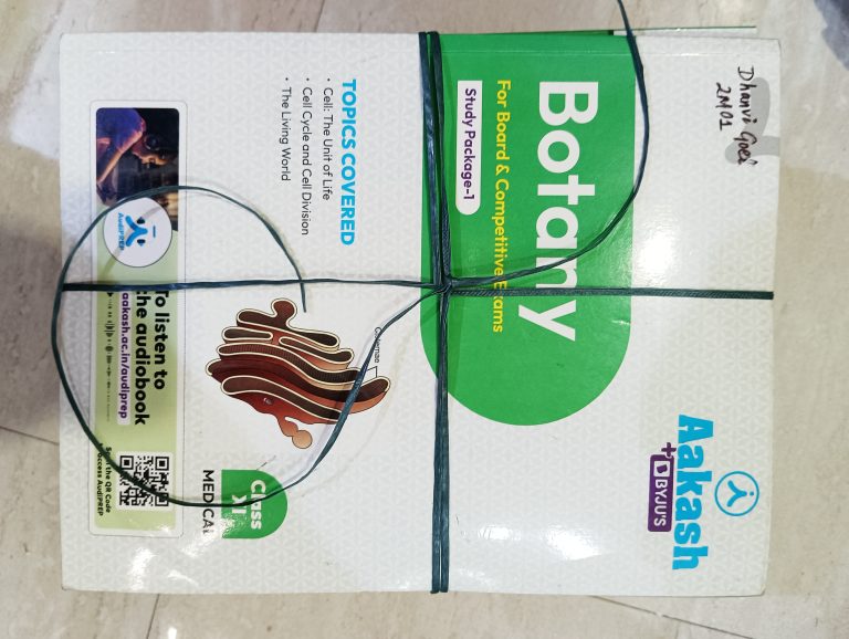 Aakash Class 11 NEET PCB Complete Set