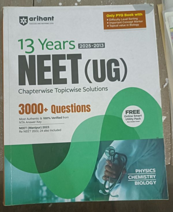 Arihant Neetpyq 13Yrs (2025-2013)