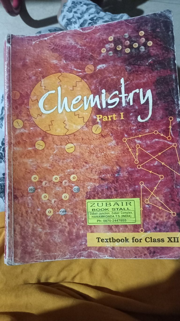 Chemistry 12th CBSE text book