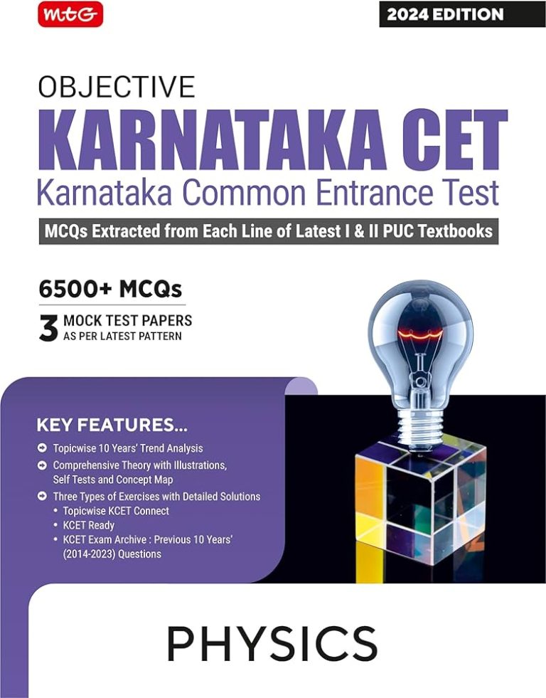 Objective (CET) Karnataka Common Entrance Test