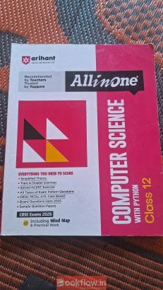 CLASS 12 COMPUTER SCIENCE WITH PYTHON ALL IN ONE