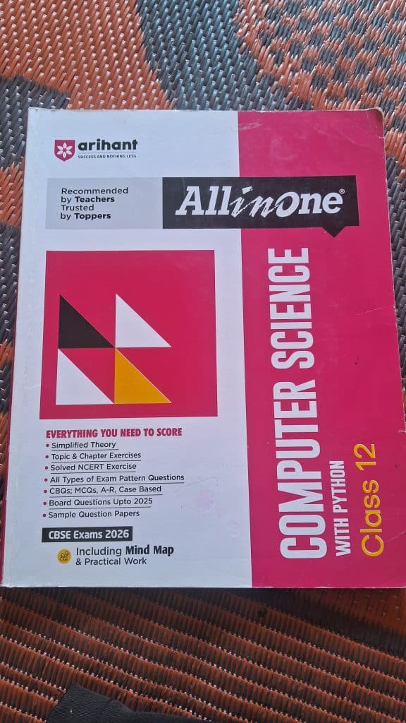 Class 12 Computer Science with Python All in One