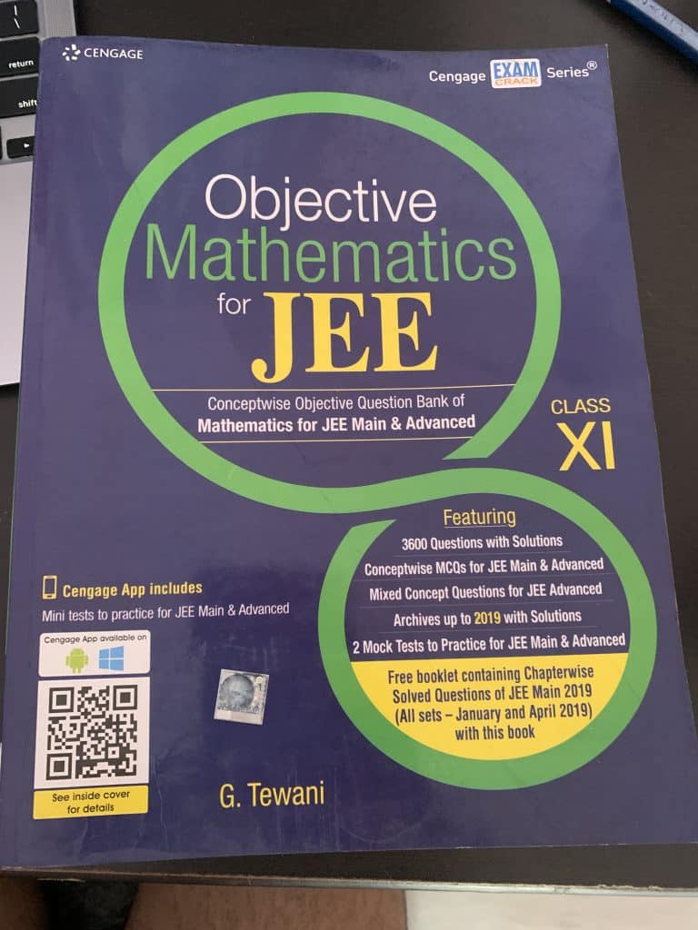 OBJECTIVE MATHEMATICS FOR JEE MAINS(cengage)