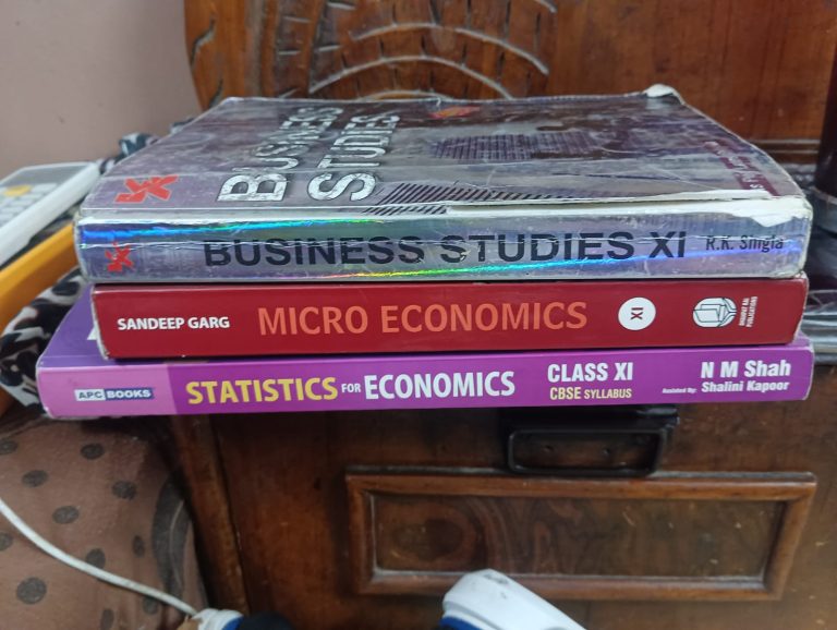 CBSE Class 11 Commerce Textbook Set (3 Books)