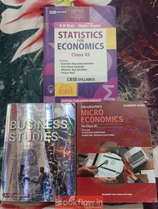 CBSE Class 11 Commerce Textbook Set (3 Books)