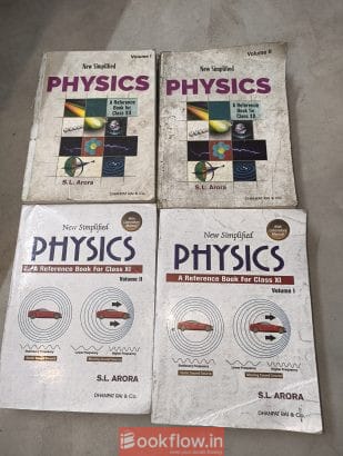 S.L. Arora Class 11 & 12 Physics 4-Book Set