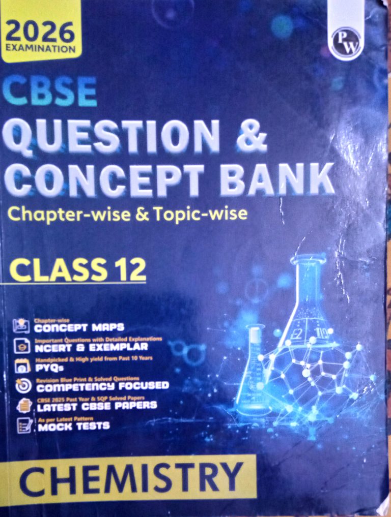 PW Class 12 Chemistry Chapter-wise & Topic-wise