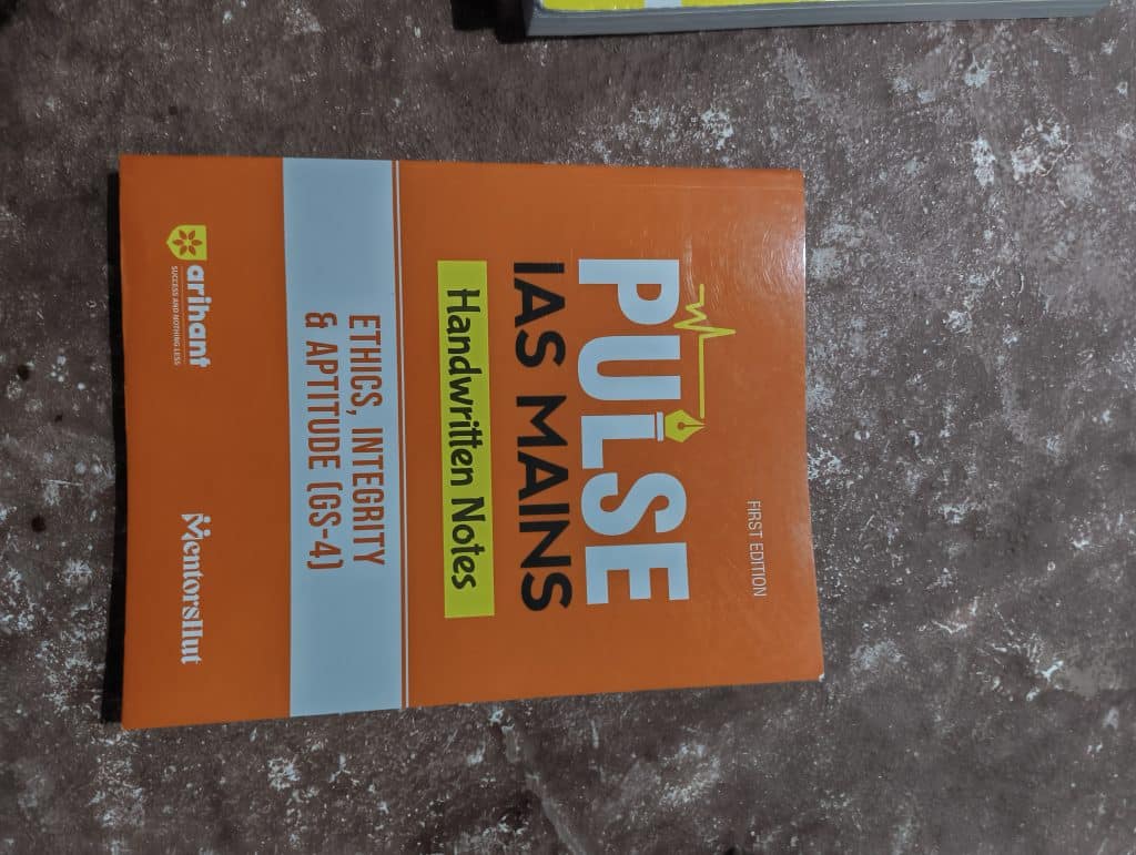 PULSE MAINS Handwritten Notes ETHICS, INTEGR