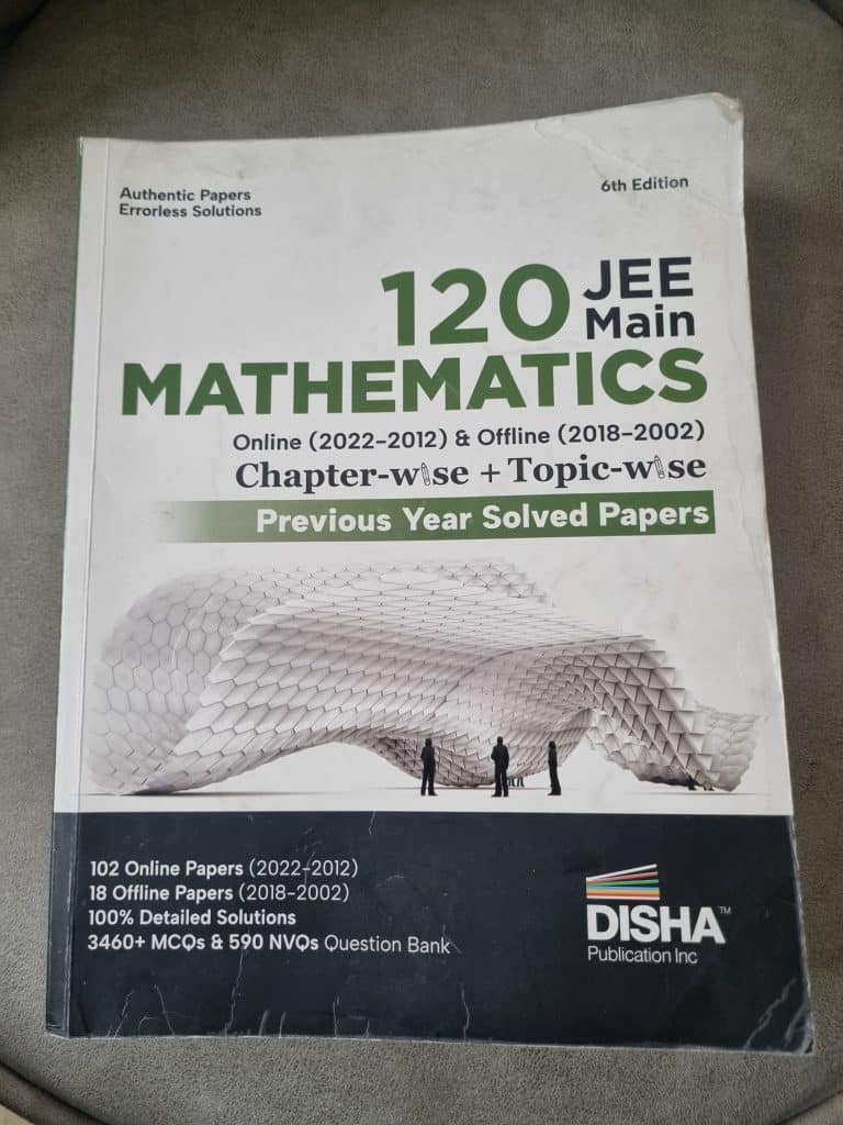 120 JEE Mains MATHEMATICS , DISHA Publications
