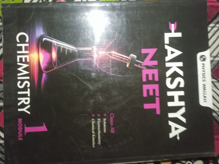Pw lakshya JEE or NEET class 12 th physics and che