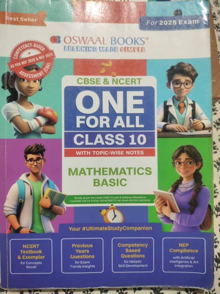 one for all class 10th Mathematics Basic
