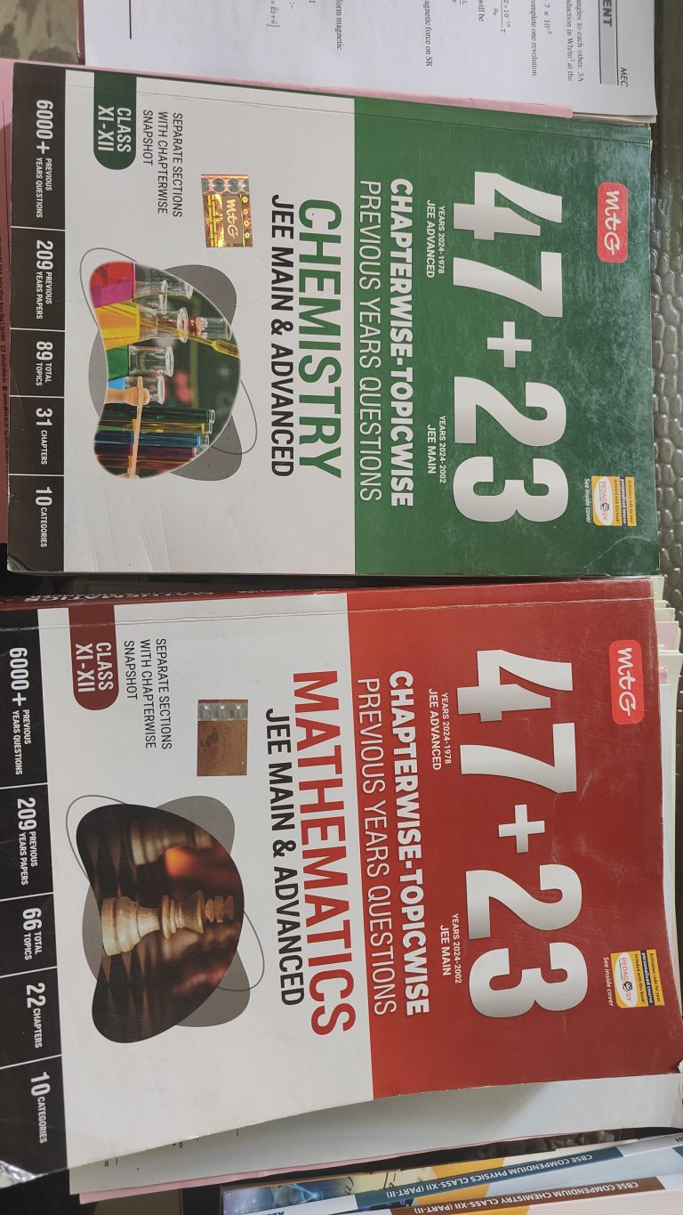 Mtg chemistry and maths qbank