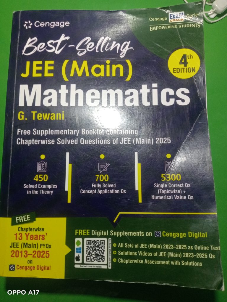 G.Tewani,Cengage jee main mathematics