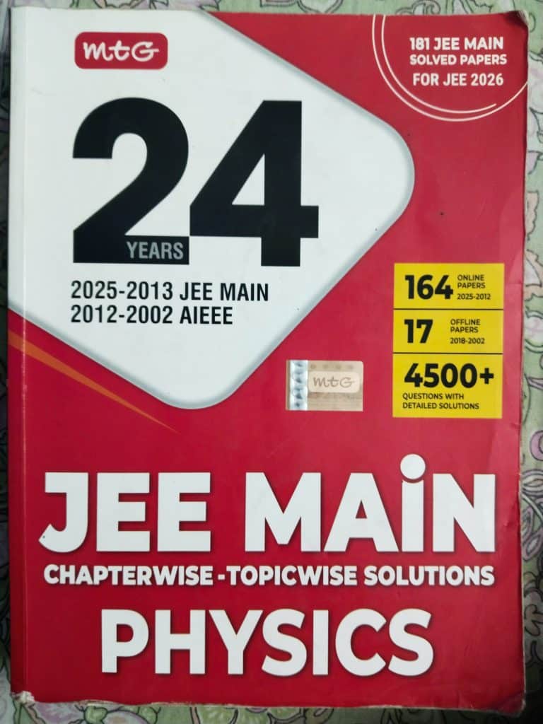 JEE Main Chapterwise-Topicwise Solutions Physics