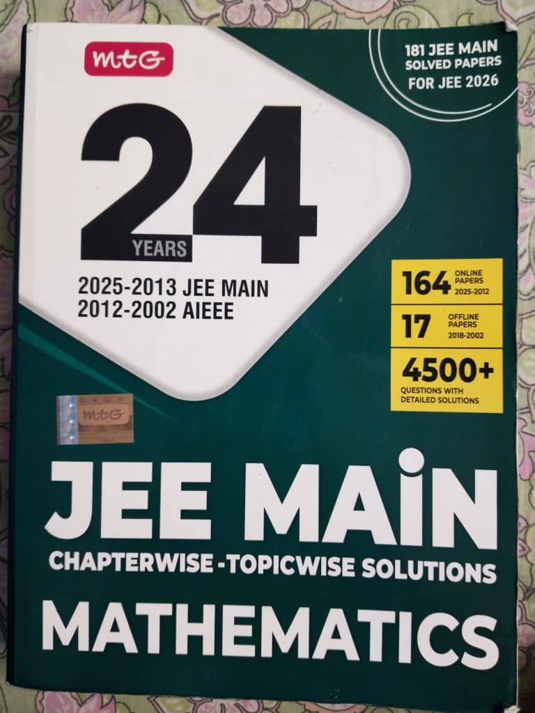 JEE Main Chapterwise-Topicwise Solutions Mathemati