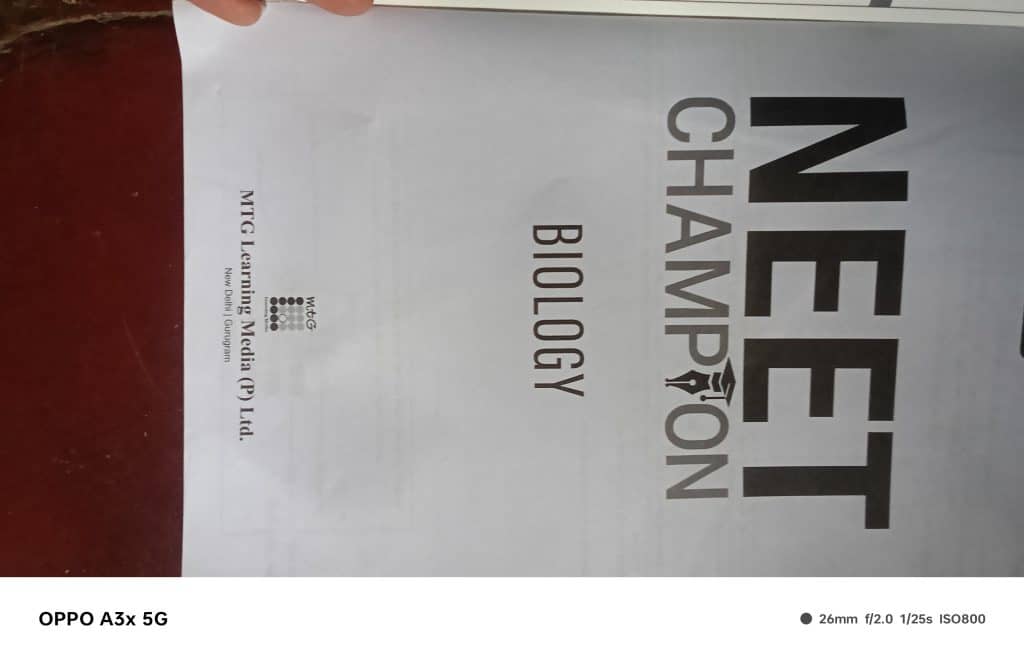 mtG NEET Campion chemistry, biology, mathematics