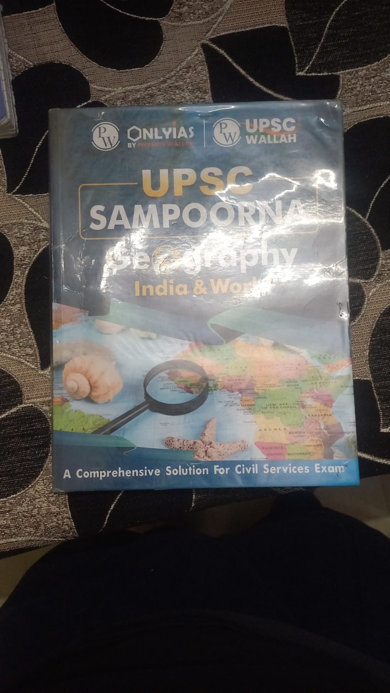 UPSC Sampoorna geography India and Wrold